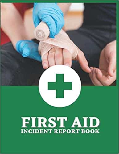 first aid incident report book